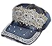 Produktbild Budawi® - Jeans Cap CAPI Baseball Mütze Destroyed Used Look Kappe Blau (Glitzersteine)