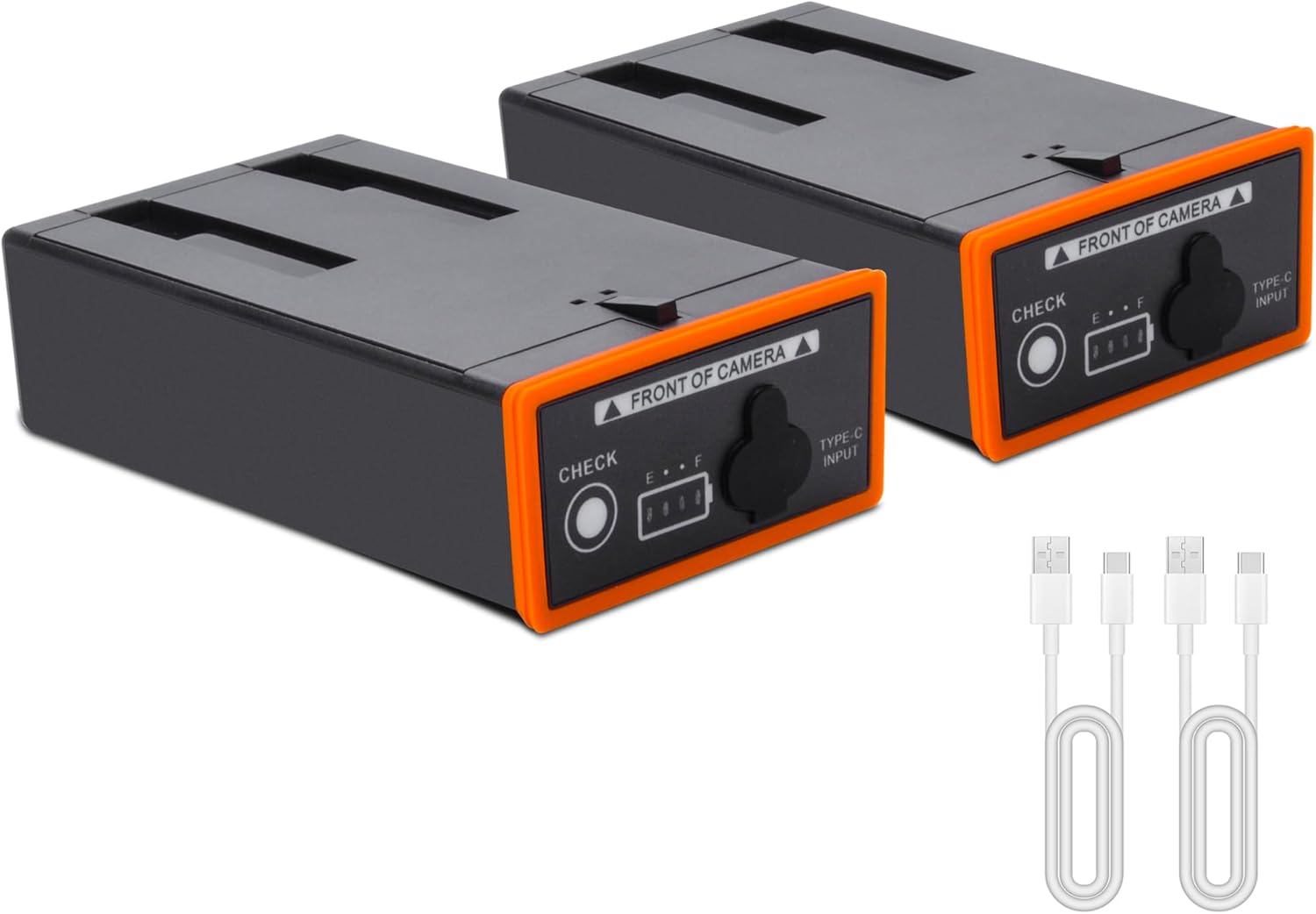 2 Pack Battery Compatible for Moultrie Edge, Edge 2, Edge Pro, Edge 2 Pro Series Cellular Trail Camera, Hunting Cameras Rechargeable Lithium-Ion Battery Pack with Type-C Charging Cable 10.8V 54Wh