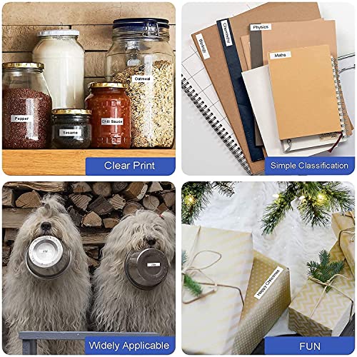 Substituição de Fita de Etiqueta para Fita Brother P-touch M-231, Fita P-touch padrão de 12 mm, Pret