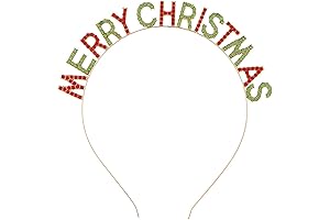 Fashionable Crystal Headbands Festive Christmas Headwear Xmas Accessories For Women