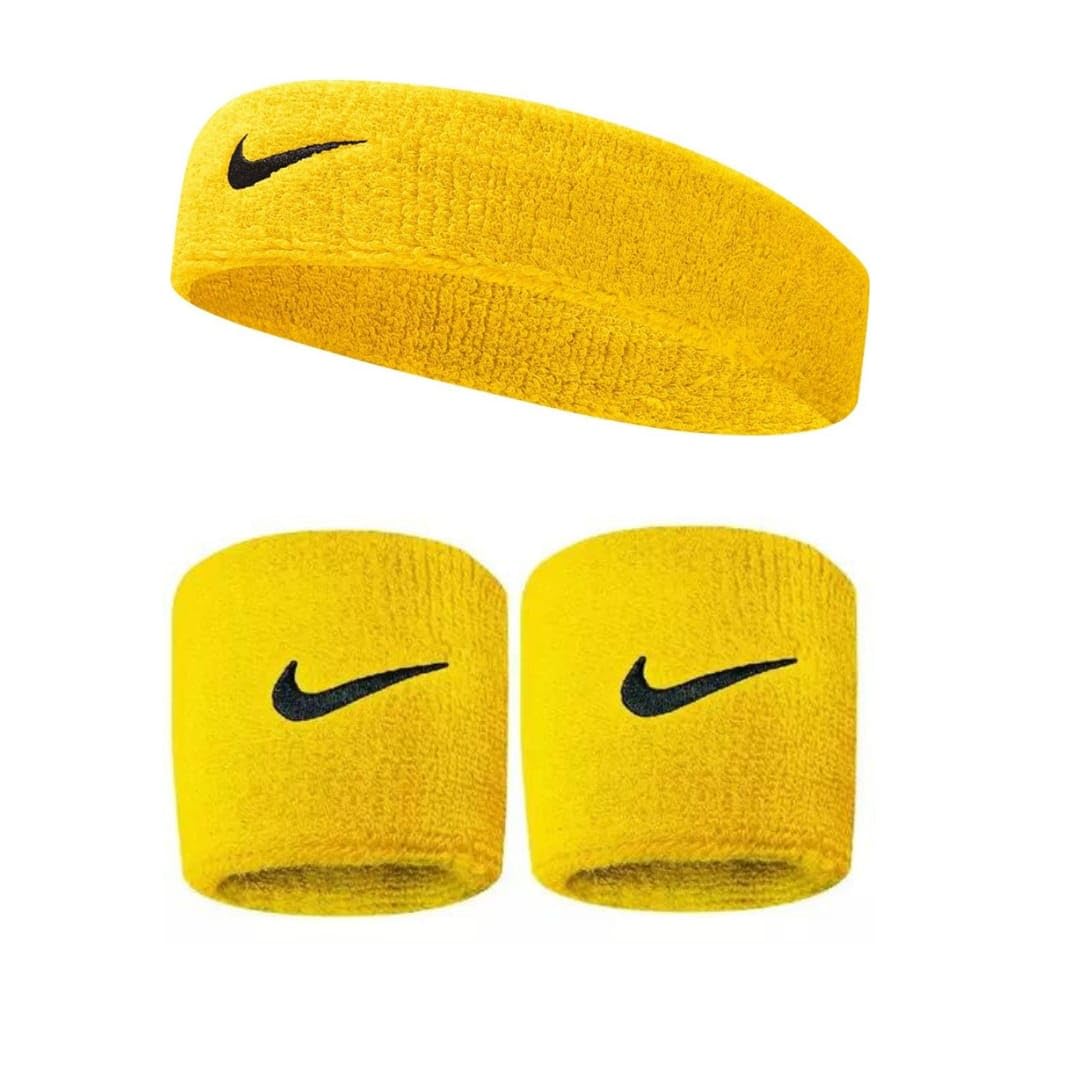 V N Traders Moisture Wicking and Non-Slip Exercise Workout Cotton Headband and Wrist Band for Men and Women (Yellow, 1 Pair) (B0CR4FWYVK) Amazon Price History, Amazon Price Tracker