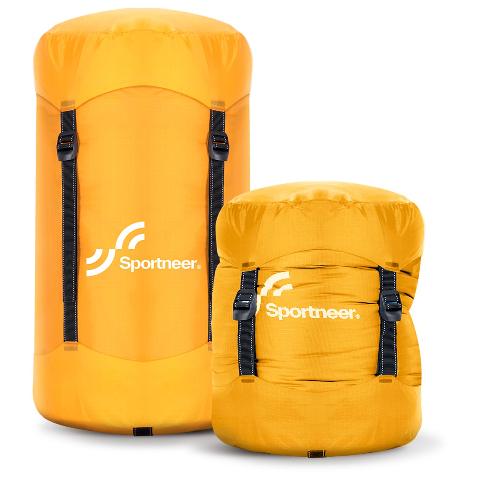 PAINE 寝袋 ダウン量550 ショート+防水圧縮バッグ Amazon | Sportneer 圧縮袋、13L/20L/40L/50L 寝袋スタッフサック