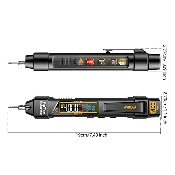 Electrical Multimeter 4000 Counts LCD Display Capacitance Diode