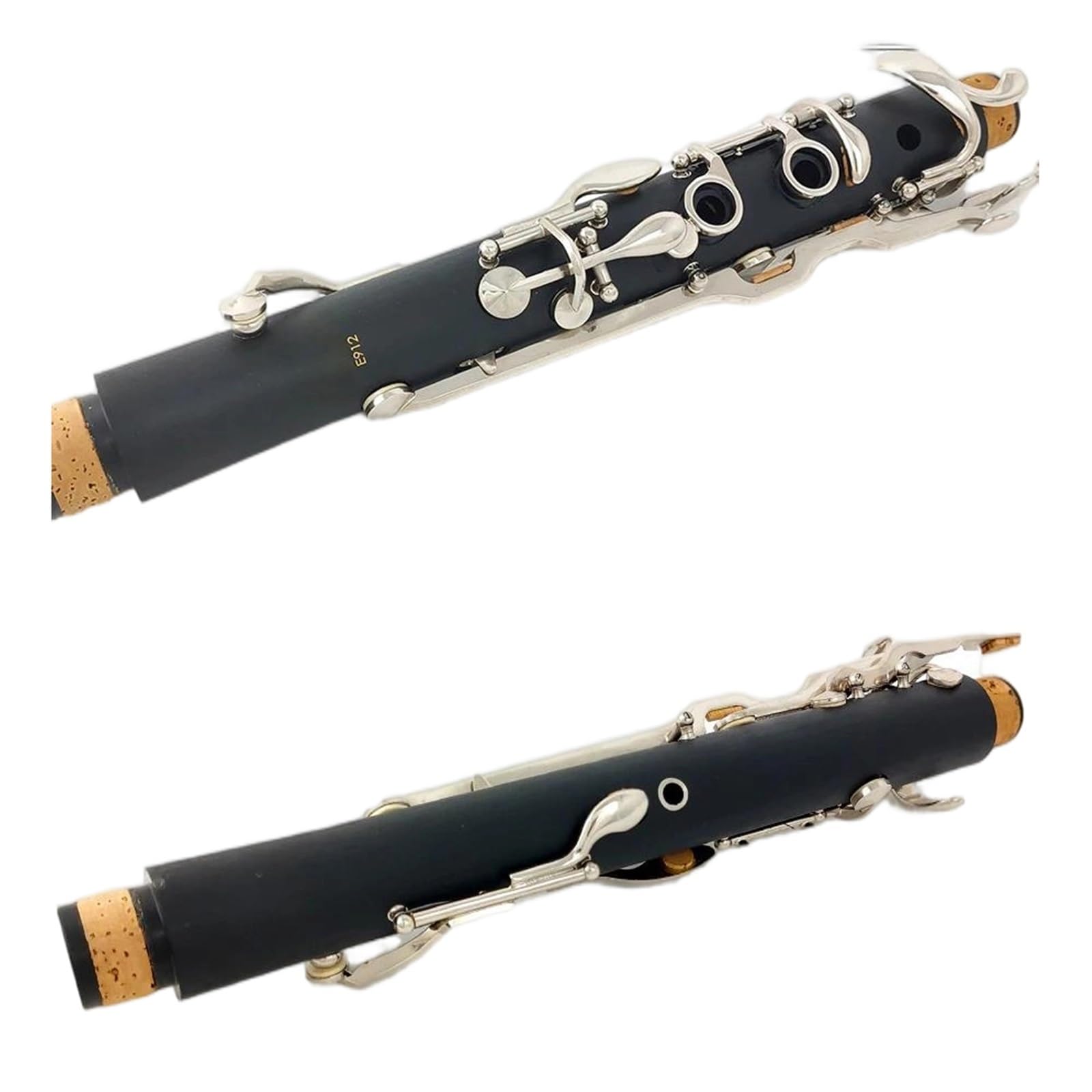 Clarinete Con Llave 18/20 Tono G Resina ABS Material Del Cuerpo Niquelado(18keys)