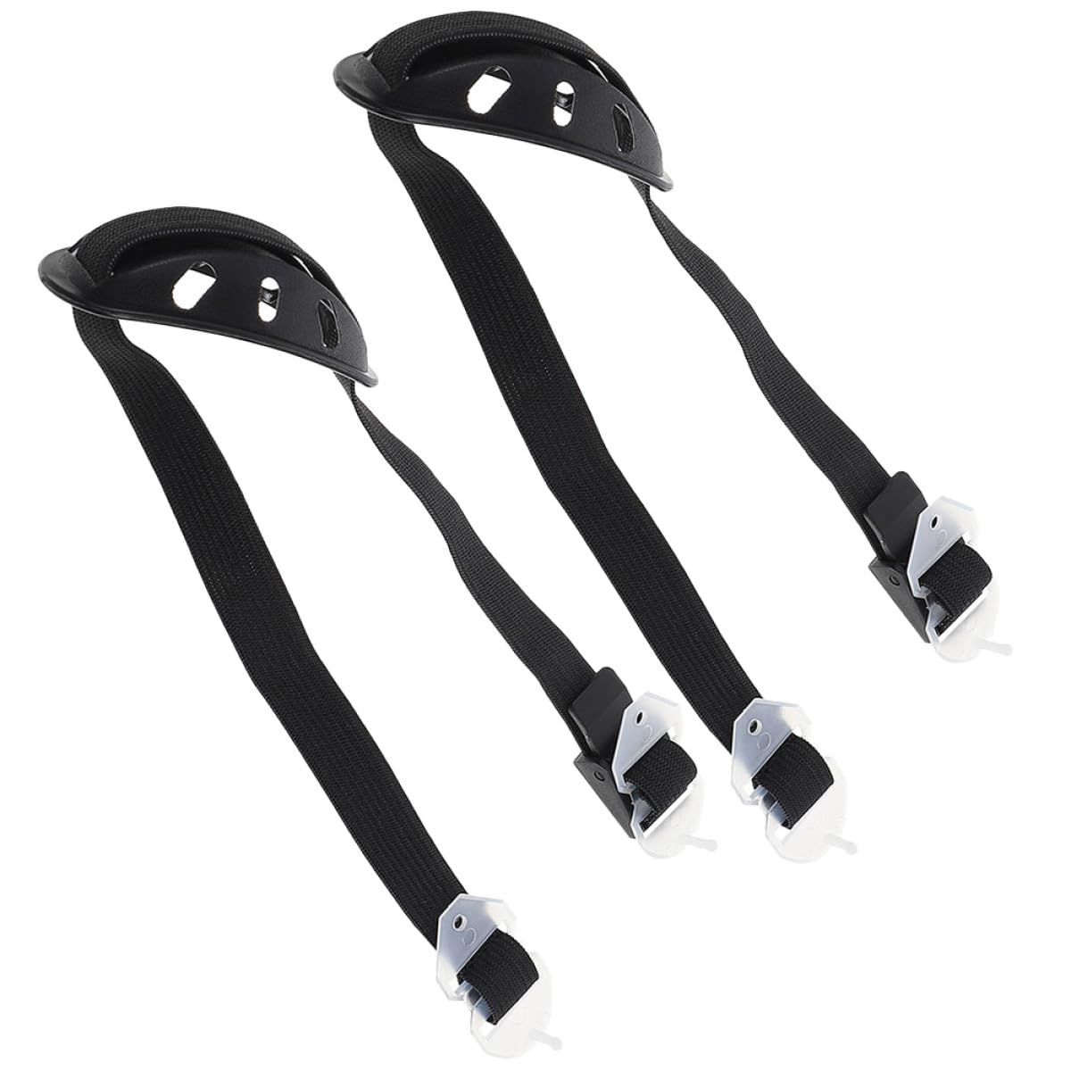 Barbilla ajustable para casco de seguridad con protección del cuello negra 8