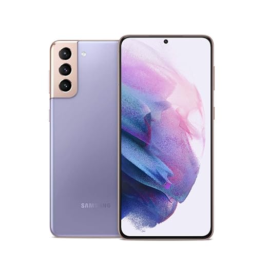 SAMSUNG Galaxy S21+ Plus 5G 128GB, Phantom Violet | Factory Unlocked, Android Cell Phone, Pro-Grade Camera, 8K Video, 12MP High Res, US Version