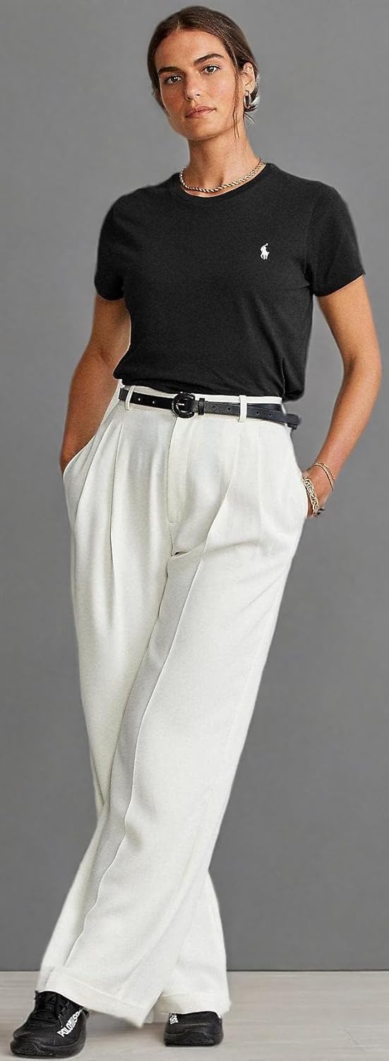 Polo Ralph Lauren Womens Crew Neck Jersey T-Shirt - Image 6