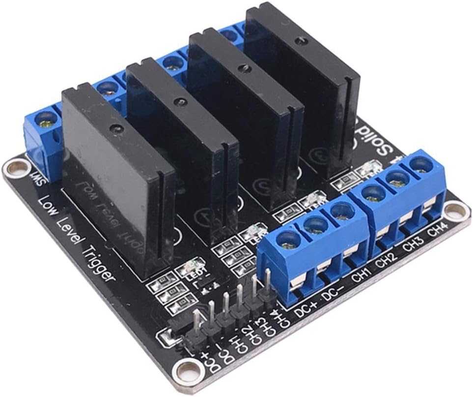 G3MB-202P 4-Channel 24V Solid State Relay Module with Fuse