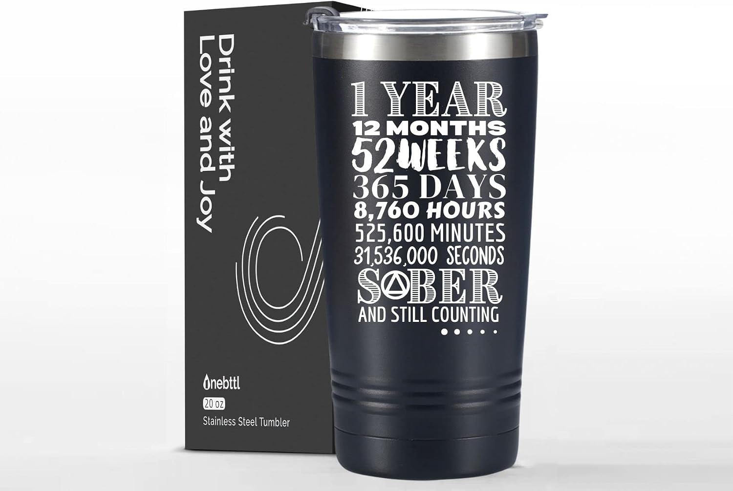 Llavero De Acero Inoxidable Para Sobriedad - Regalo Recuperación Adicciones, Con Mensajes Motivadores ('I'm So Proud Of You') - Para Hombres Y Mujeres