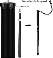 K&F CONCEPT 63'' Camera Monopod 5-Section Height Aluminum Monopod Lightweight Portable Cameras Accessories For Nikon Canon Leica - 44