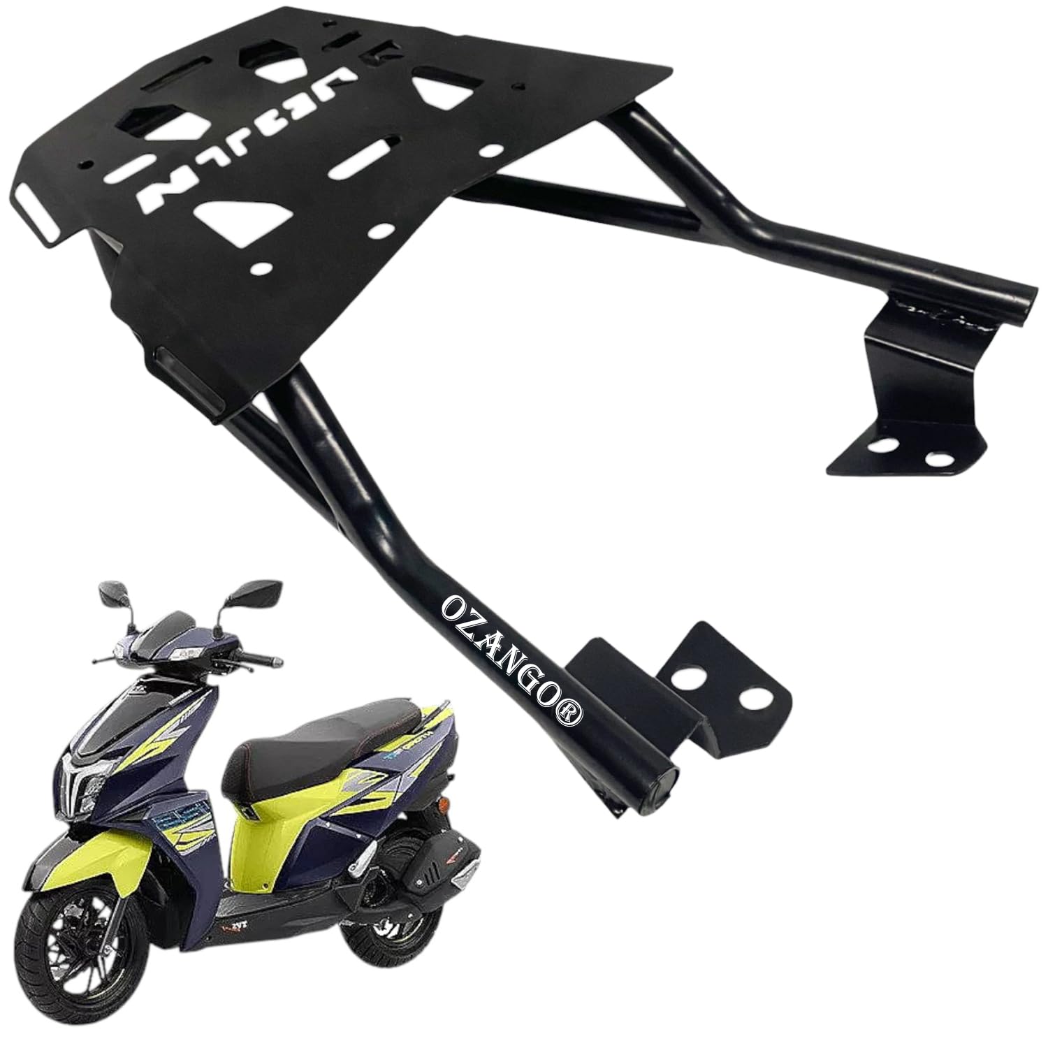 Scooty CN1 Metal Heavy Metal Luggage Rack/Top Carrier Plate Suitable for TVS Ntorq 125-image-48