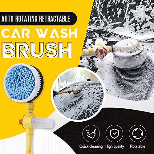 Soputry SPIN CAR MOP Automatically Foams Car Wash Kit, Microfiber Car Cleaning Brush Detachable Car Washing Brush Cleaning Tool thumb #3
