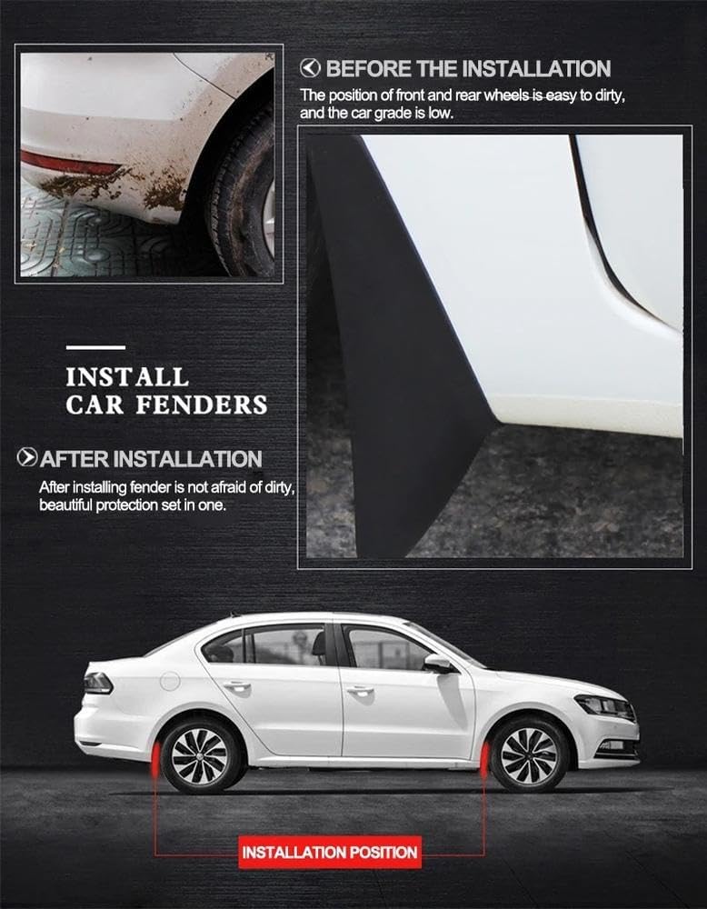 Car Mud Flaps Splash Guards Wheel Protecti Covers Car Accessories for Accord 7th Gen Sedan 2003-2007 Wheel Protection