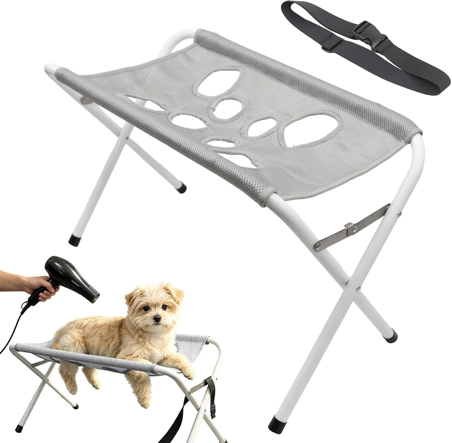 Dog Bath Tub, Pet Grooming, Foldable Elevated Pet, Wash Station Portable, Grooming Tub Indoor Outdoor Use For Small Medium Dogs Cats Non Slip Duŗable Lightweight Easy Clean Pet Bathing
