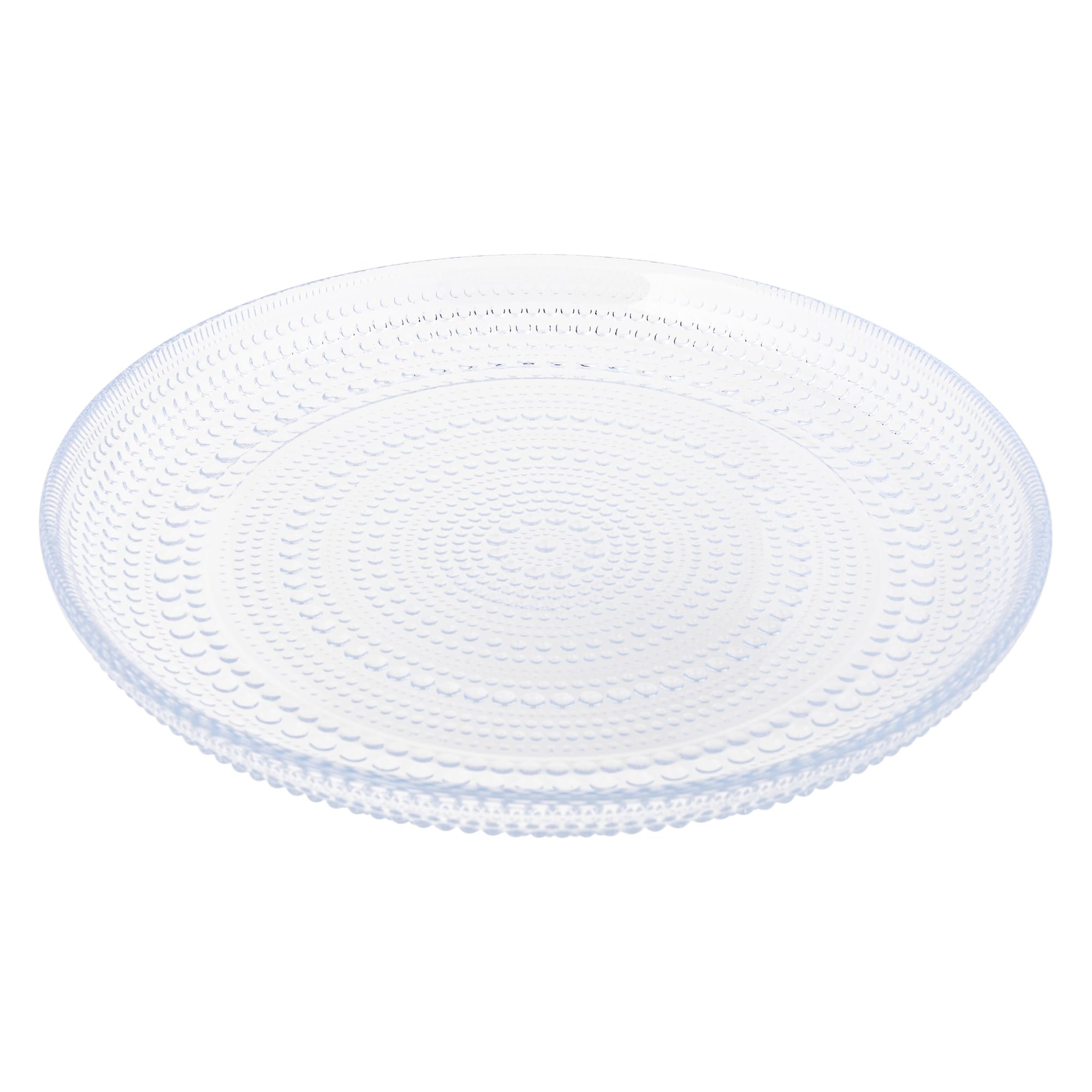 iittala 1007057 Kastehelmi 6 Piatto Piano, 6 pezzi, Trasparente