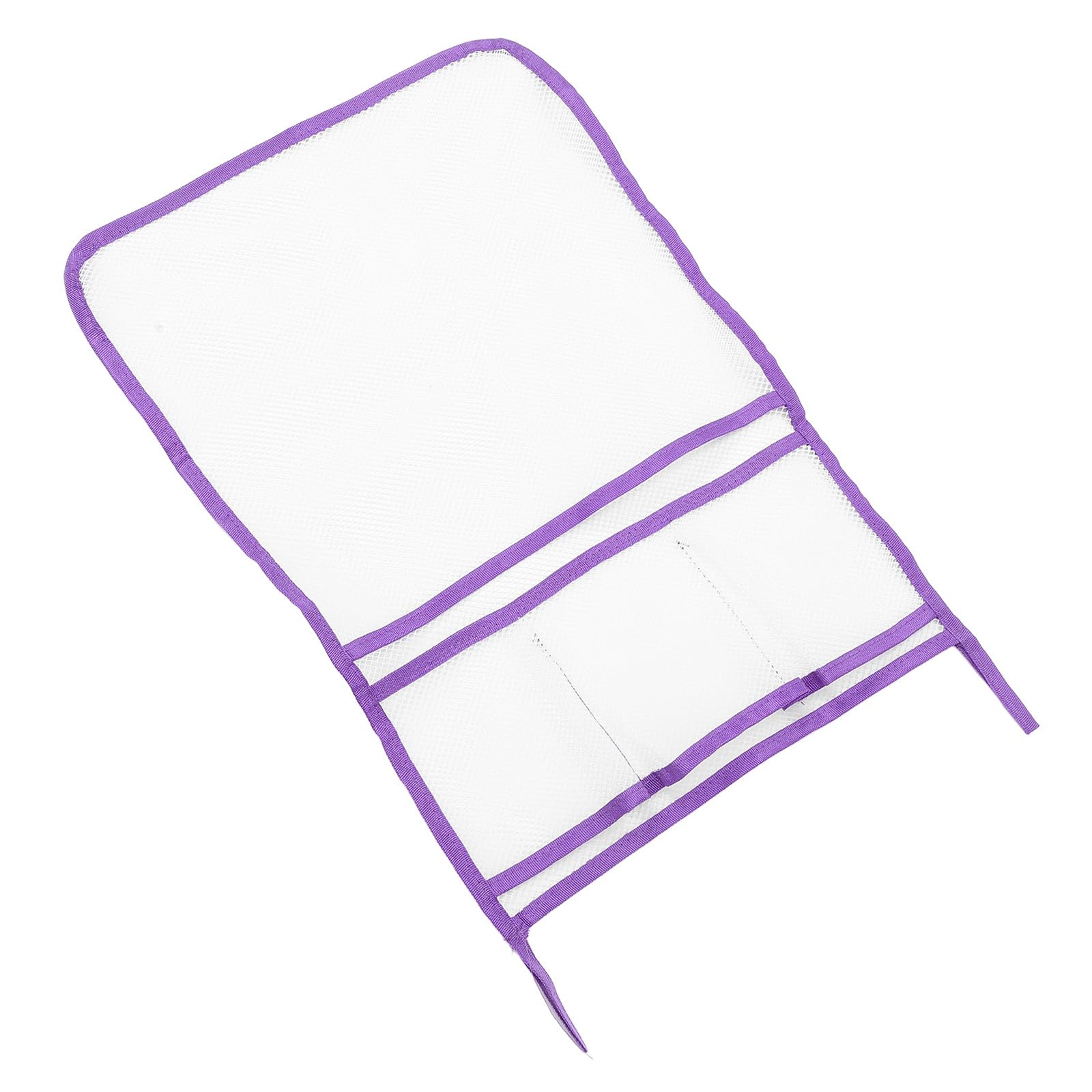 PHENOFICE Bathroom Organizer Hanging Mesh Shower Pouch with Quick-Dry Net Purple Hanging Shampoo and Soap Storage Bag for