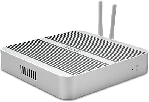 Miniatura 2 de KINGDEL Mini computadora de escritorio, mini PC sin ventilador con CPU Core i5, 16 GB de RAM, SSD de 256 GB, puerto HD, VGA, 4 x USB 3.0, WiFi,