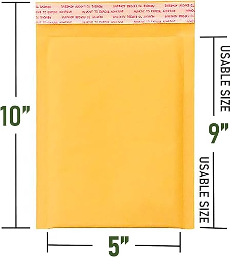 Miniatura 9 de SALES4LESS Sobres de burbujas de papel kraft #4 de 9.5 x 14.5 pulgadas, sobres acolchados autosellados, impermeables, acolchados, paquete de 25