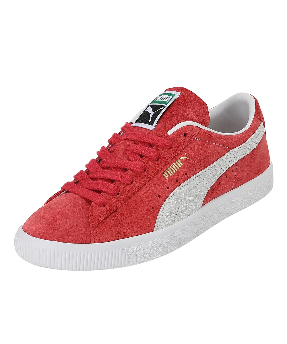 Puma Mens Suede VTG High Risk Red White Sneaker - 9 UK (37492106) (B08MQNNQH6) Amazon Price History, Amazon Price Tracker