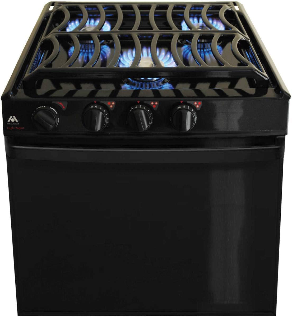 Atwood (52815 3-Burner Range/Oven with Piezo Ignition