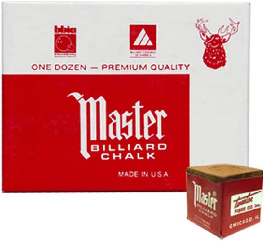 Masters GOLD/TAN Cue Chalk - 2 dozen