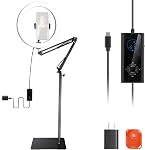 NEEWER 12" Ring Light with Stand Tripod Compatible with iPhone, 24W LED RGB Lighting with Phone Holder for Selfie Studio Photography Video Recording Makeup Lash Streaming, 2500-10000K CRI95+, RH12C