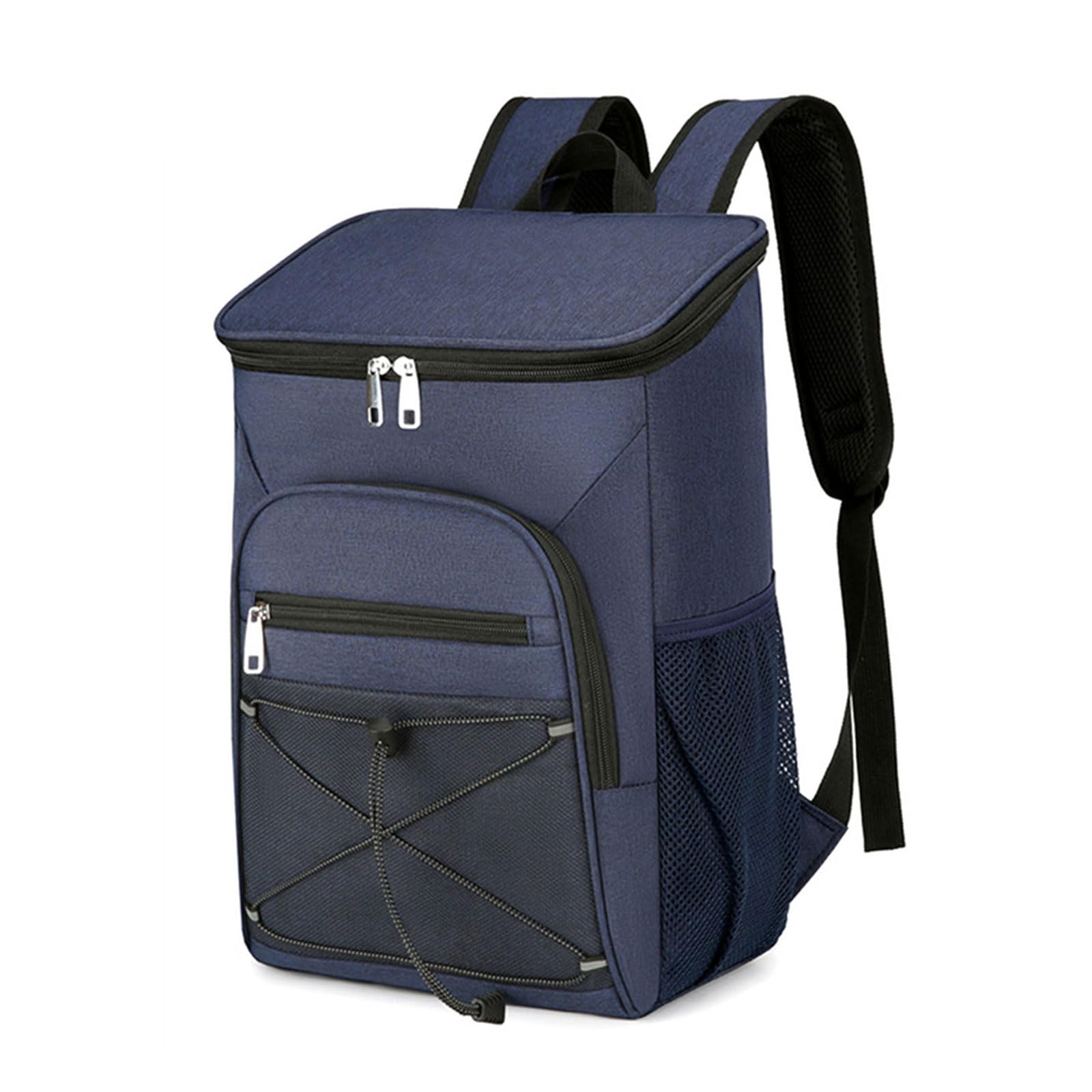 Hsioluted Women's Blue Coolers Bag Large Capacity Thermal Backpack Insulated Bag Refrigerator Water Resistant Picnics Backpack For Travel Water Resistant Large Capacity Picnics