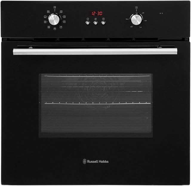 Russell Hobbs 65L, 60cm Wide, Built In, Multifunctional Electric Fan Oven, Black, RHEO6501B
