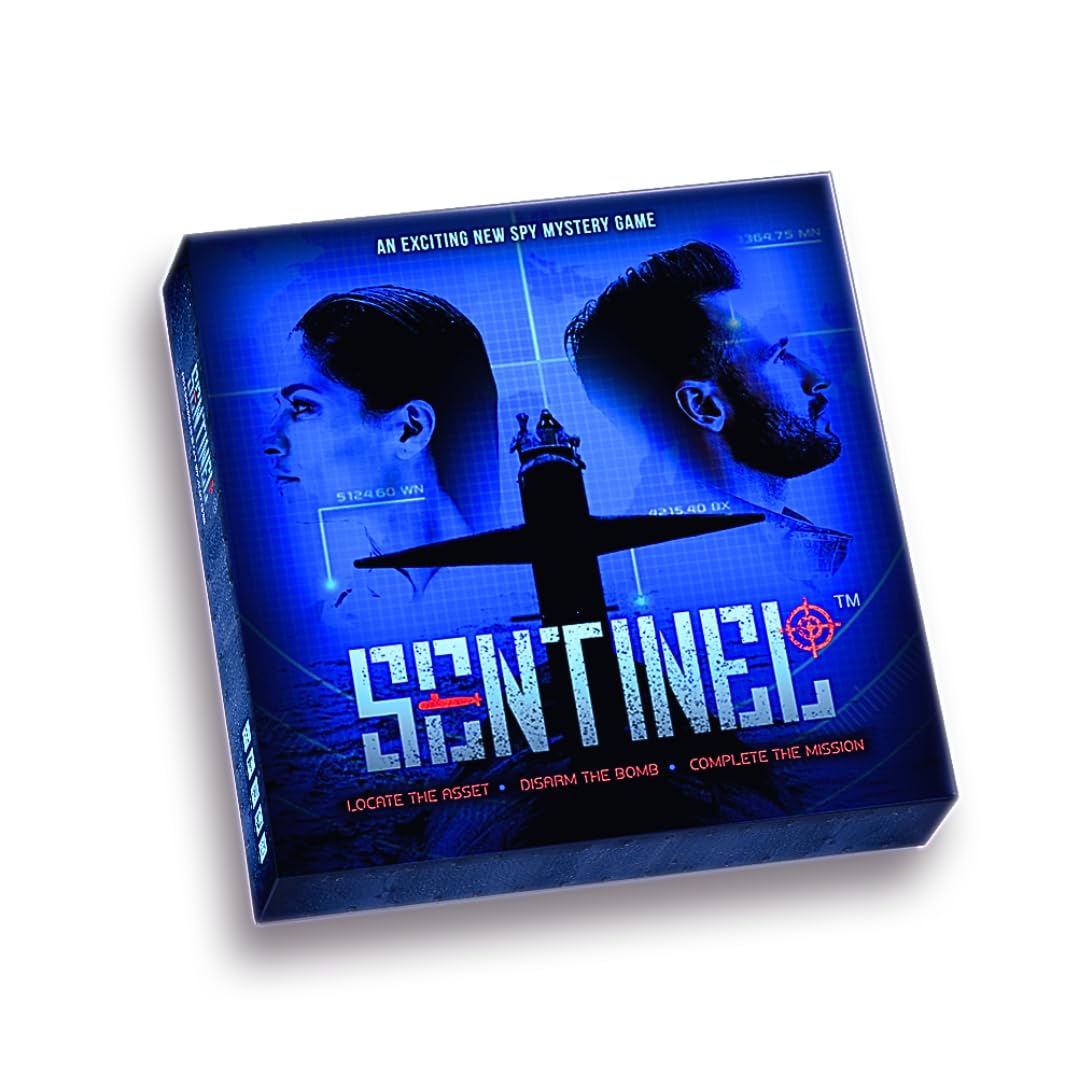 Nutty Orange: The Sentinel. Escape Room Board Game. Puzzle Solving Murder Mystery Crime Strategy Challenge for Adults, Teens, Couples, Date Nights or Solo. 1-4 Players