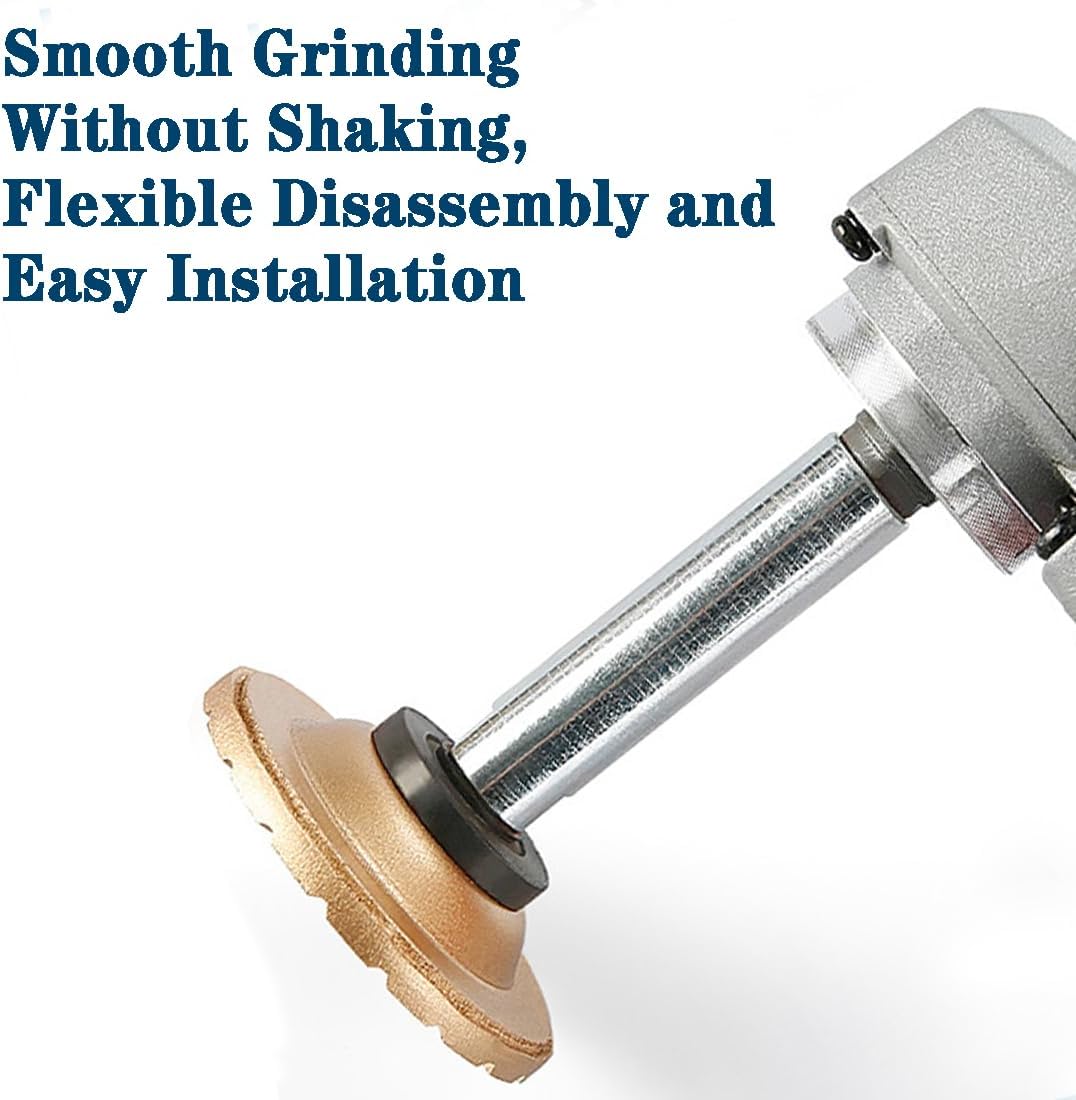 Angle Grinder Extension Rod,M10 Thread Polishing Machine Adapter Lever 4 Sets for 100 Type Angle Grinder/Polisher,1.57 '',2.36'',3.15'',5.5'' (Extension rod + 4 size)