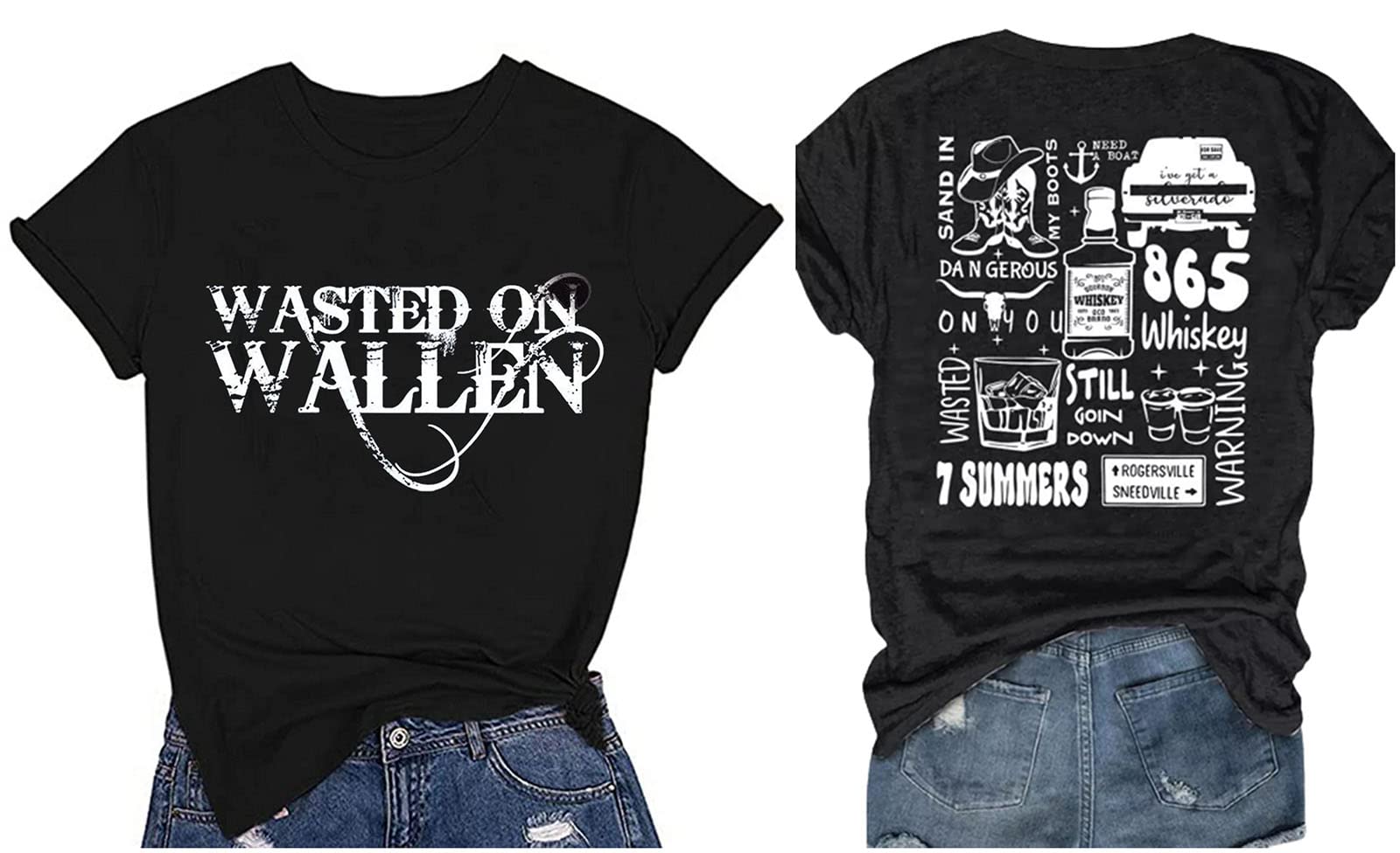 Howdy Steer Skull Aztec T-Shirt Women Vintage Western Tee Tops Cow Skull Rodeo Shirt Western Cowgirls Casual O-Neck Shirts, Black, X-Large