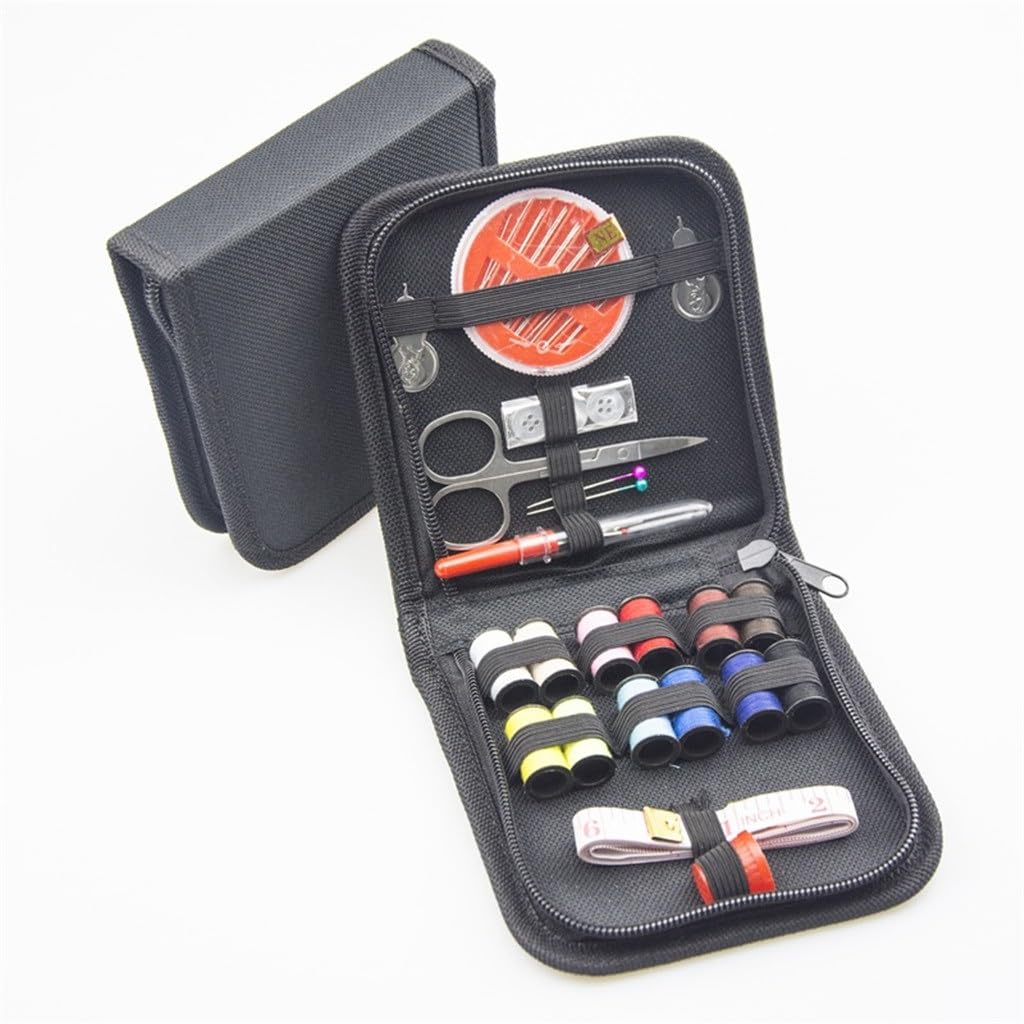 Mini Kit de Costura portátil para Viaje en casa, Caja de Almacenamiento para Coser