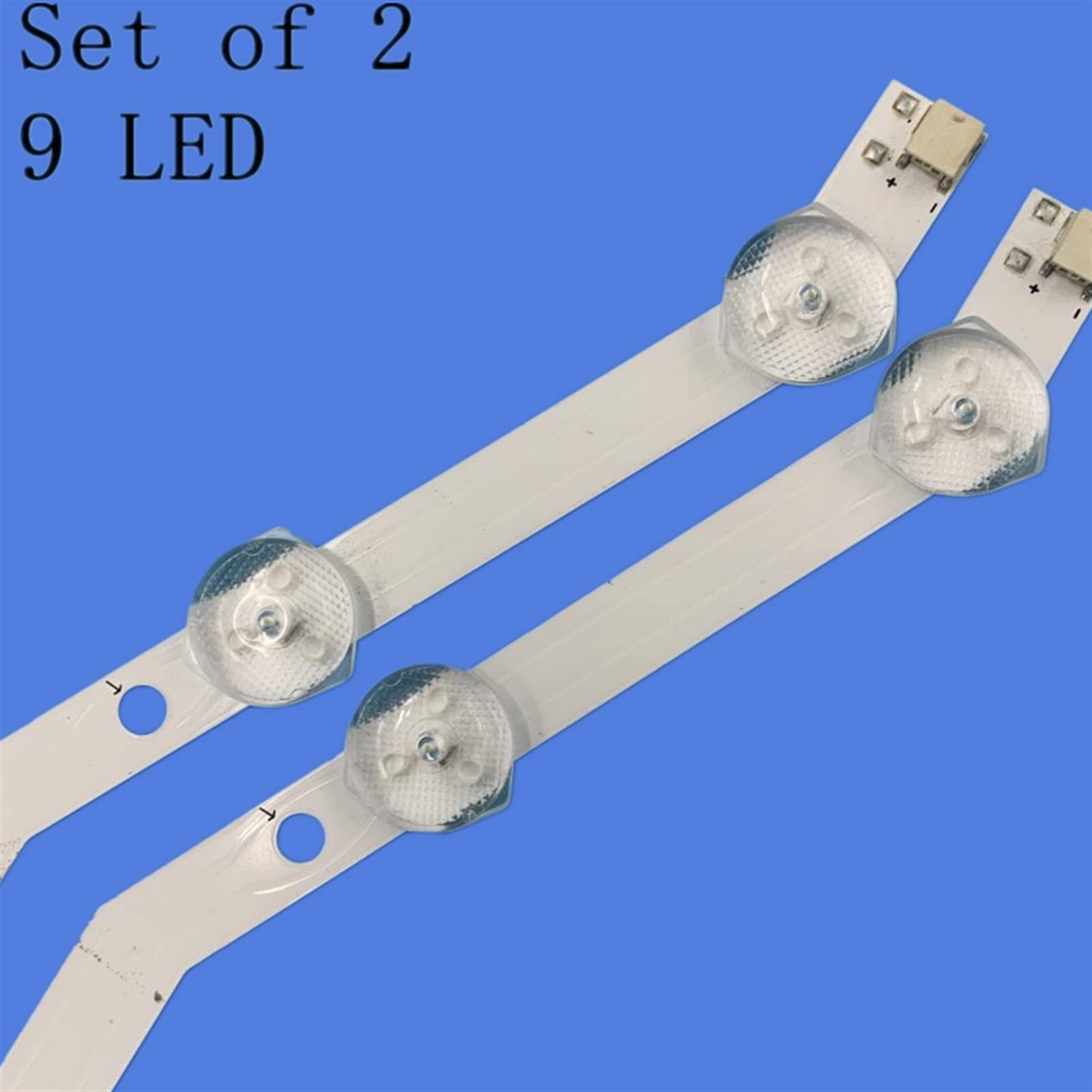 Striscia di retroilluminazione a LED da 2 Pezzi Compatibile for 2013SVS32_HD_3228N1 TV a 9 LED Sam-Sung 32quot; TV D3GE-320SM0 LM41-00001R BN96-33972A YYC09