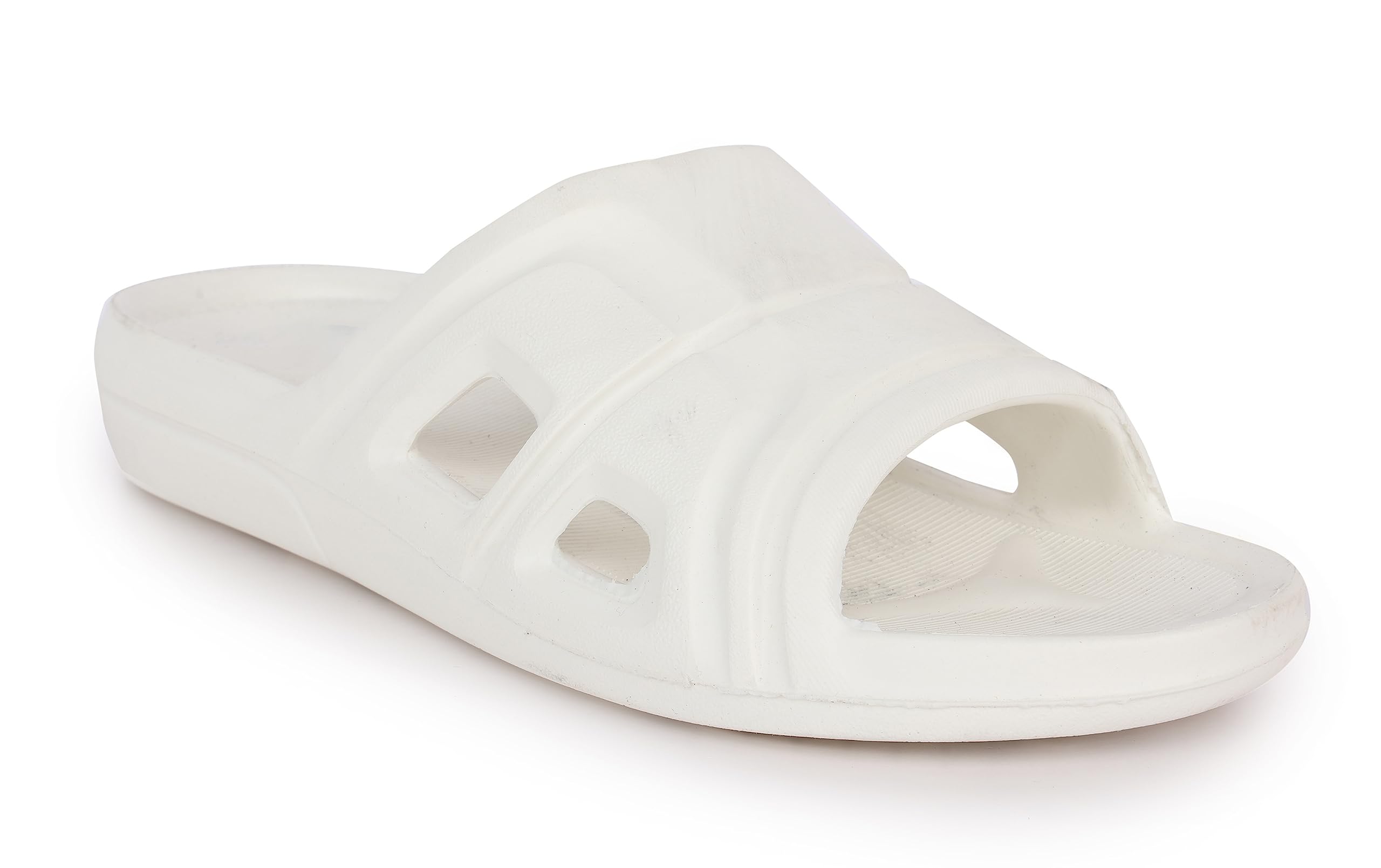 ACTION EVA FLOTTER Men White Stylish & Lightweight Slippers | Occasion Slide | Walking Slide | Outdoor Slippers | Fashion Slipper | Outdoor Slide | (EVA_HRAN0022OWOW07) | Size-7 (B0C8B92FXQ) Amazon Price History, Amazon Price Tracker