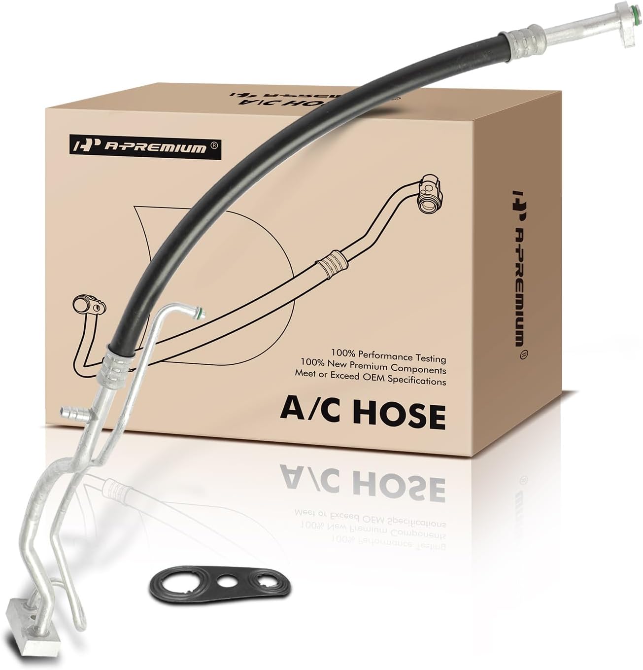 A-Premium A/C Suction and Liquid Line Assembly Compatible with Dodge Neon 1997-1997 2.0L, Plymouth Neon 1997-1999 2.0L