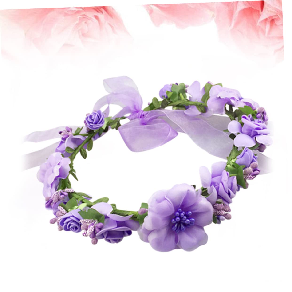 FRCOLOR 3stücke Blumenkranz Für Hochzeiten Einstellbare Blumenkrone Mit Lebendigen Farben Und Natürlichem Design Für Braut Und Brautjungfern Für Partys Und Fotoshootings