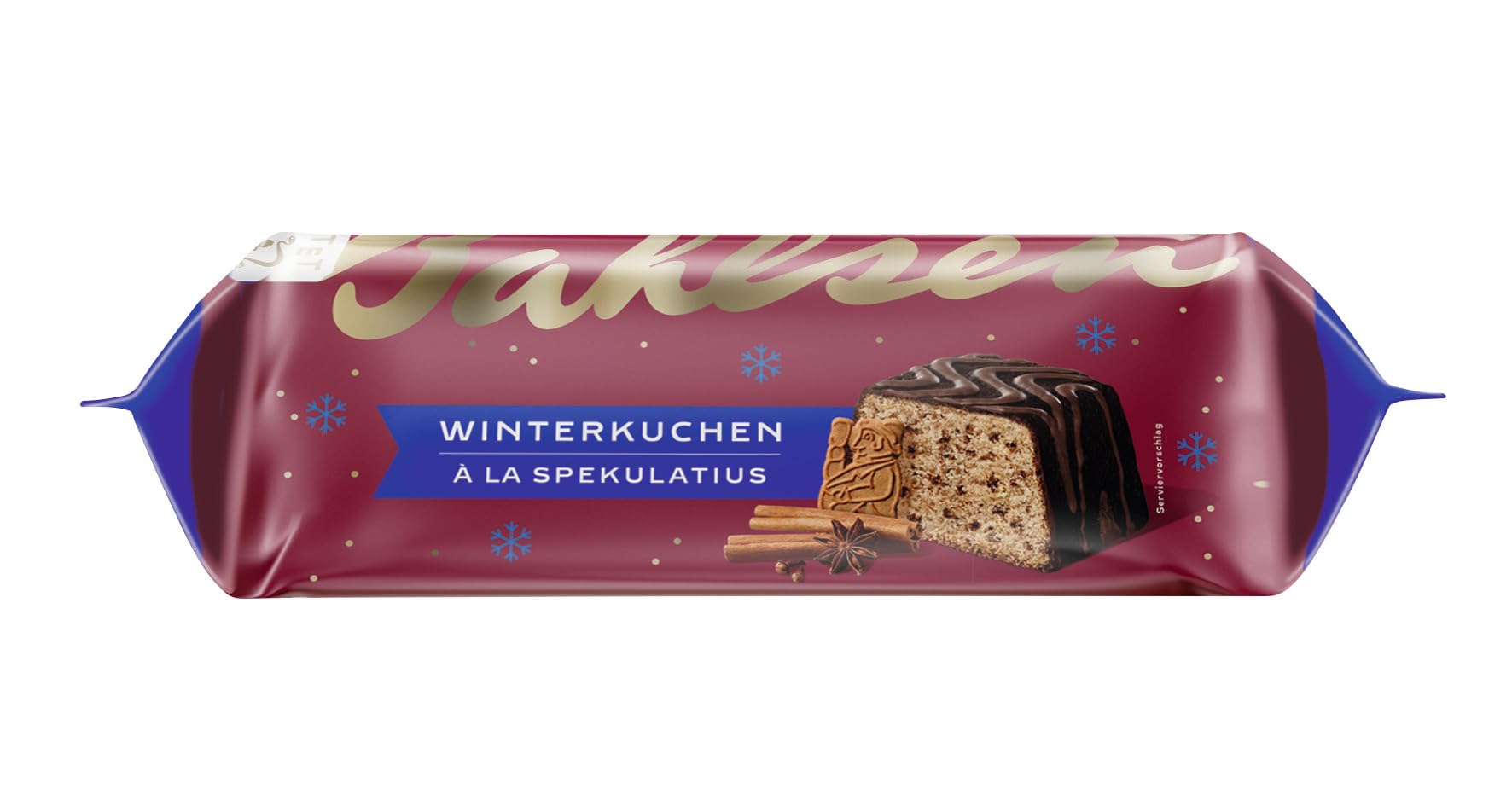BAHLSEN Winterkuchen à la Spekulatius - 1er Pack - Rührkuchen mit Spekulatiusgewürzen und Schokoladenstückchen (1 x 350 g)