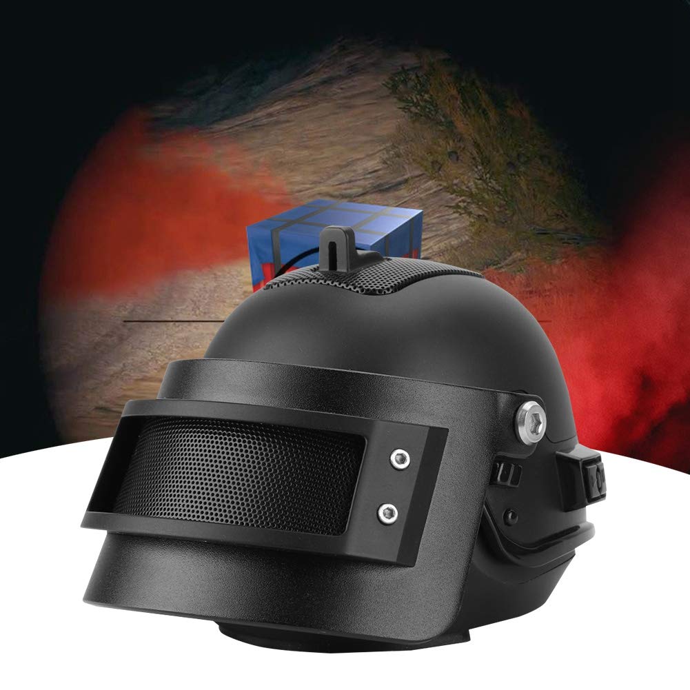 Cyrank Altoparlanti Bluetooth Wireless, Altoparlante Stereo Portatile a Forma di Mini Casco per Altoparlanti per Computer Desktop Laptop PC per Desktop