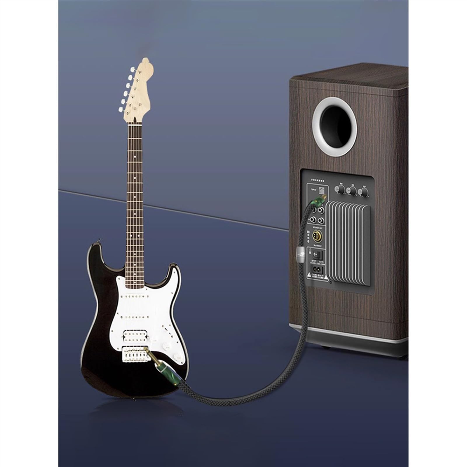 Cavo Audio Professionale per Chitarra 6.5 Maschio A Cavo Audio Pubblico Cavo Altoparlante per Chitarra 6.35 Amplificatore Mixer (Color : 1 Meter)
