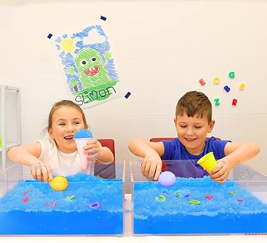 ZIMPLI - Gelli Baff Blue, 1 Bath or 6 Play Uses, Turns water into thick, colourful goo, Kids Bath Toy, Pocket Money Gift, Christmas Stocking Filler