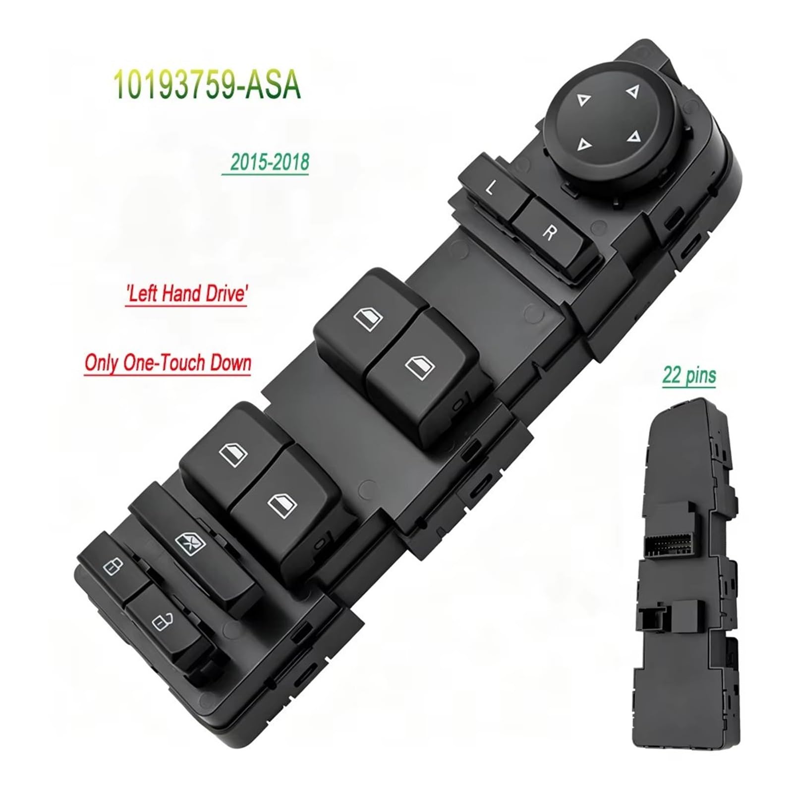 Interruttore finestrino Per Roewe 360 ​​2015-2018 Pulsantiera Finestra