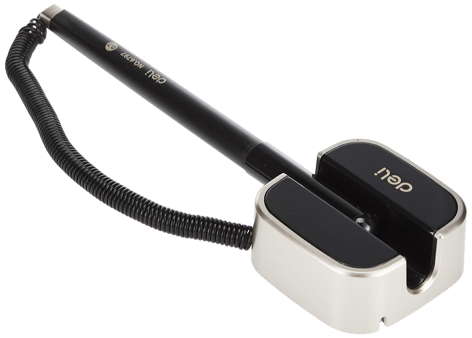 Deli E6797 Desk Pen Standeasily Access 18 Degree Rotatable Design - Black