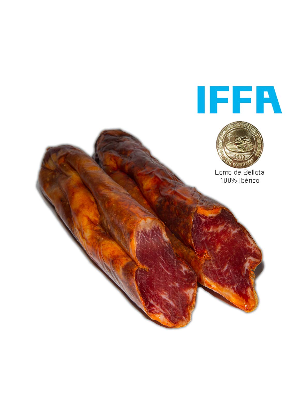 Lomo 100% Ibérico de Bellota ALBA ROMERO | Pieza entera de peso aproximado 1.2 KG | Embutido curado y envasado al vacío |