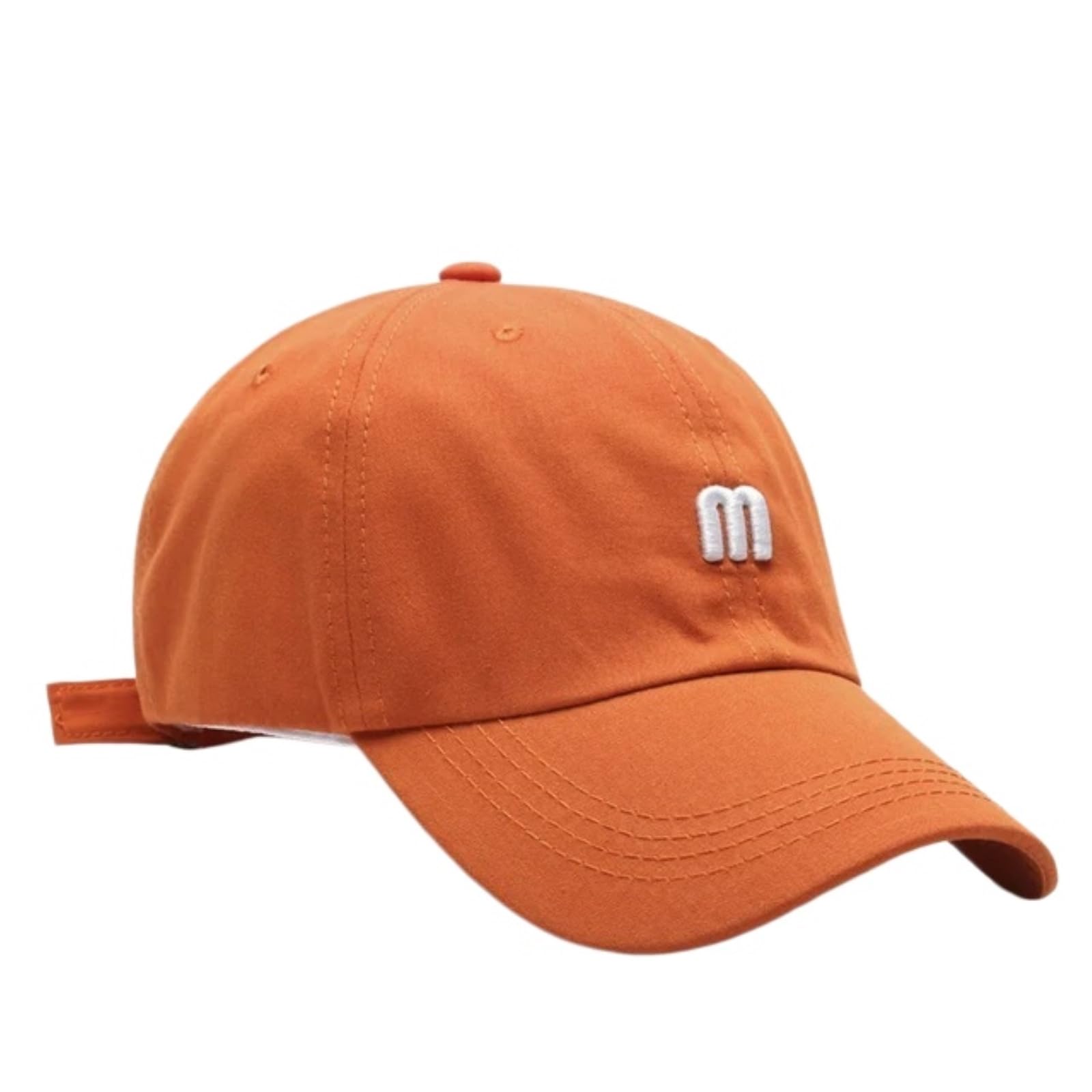 Gorra De Béisbol Algodón Unisex Ajustable Casual Sombrero del Sol-White