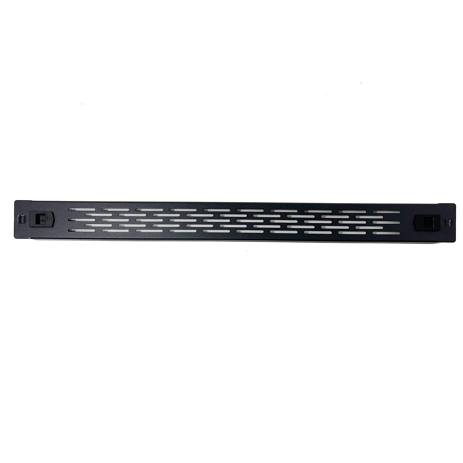 Infitronic INSIRBL111STL - Pannello di sfiato per rack da 19 pollici, pannello cieco a U per rack con copertura cieca 1U in acciaio (montaggio senza attrezzi)
