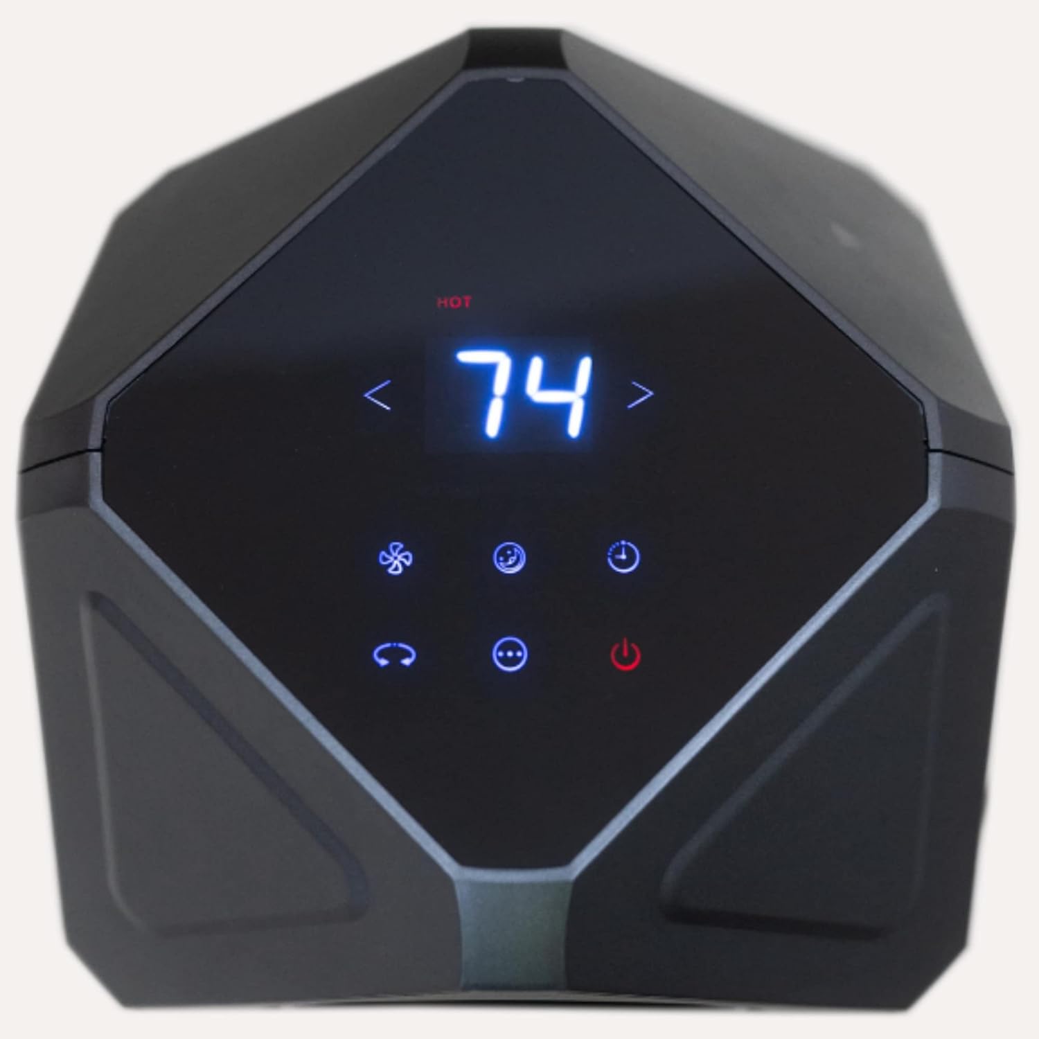 Norviera Air Jet Series-1 Cooling Fan with Heater – 10-Speed Powerful Fan for Summer, Built-in Heat for Year-Round Use | 5 Modes | Adjustable Thermostat (40–90°F)