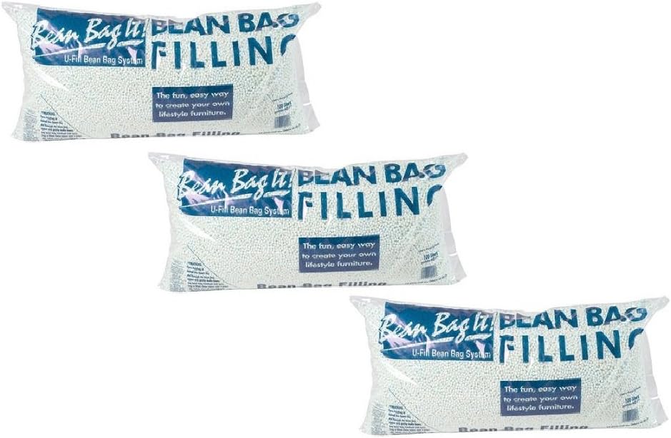 Ace Bayou Bean Bag Refill Polystyrene Beads, 3.5 cu ft (3)