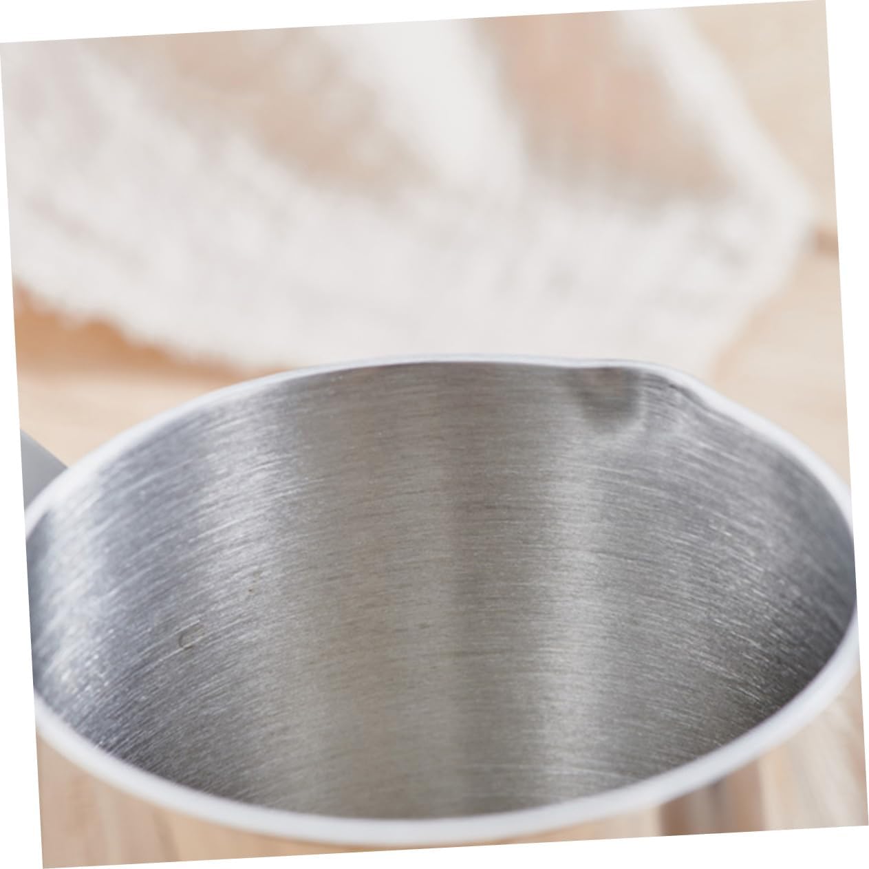 Stainless Steel Coffee Pot Insulated Carafe Spout Milk Pot for Home Cafe