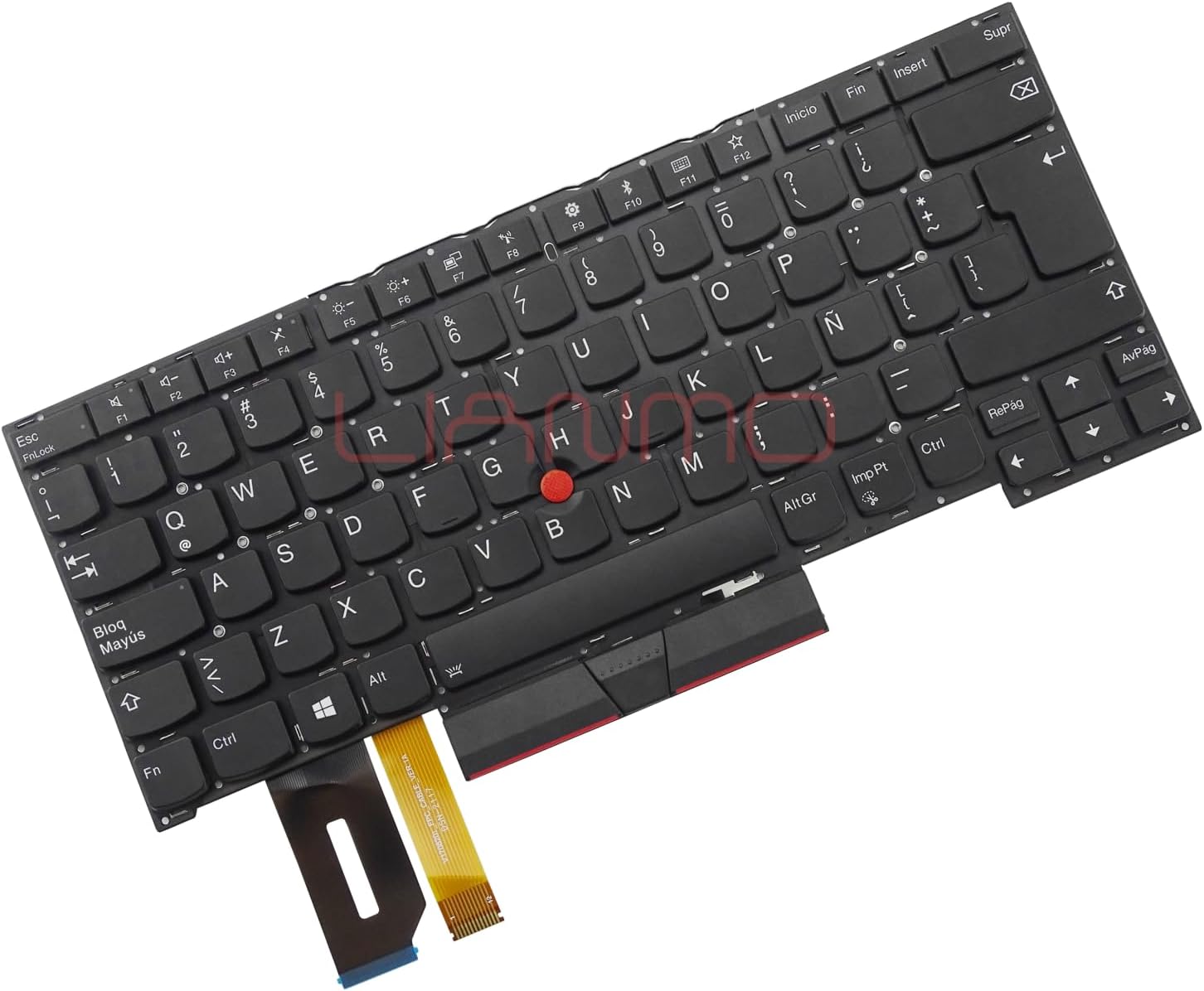 Replacement Keyboard for Lenovo Thinkpad T490S/T495S/X1 Extreme Gen1 Gen2 (Latin America Spanish, Backlit)