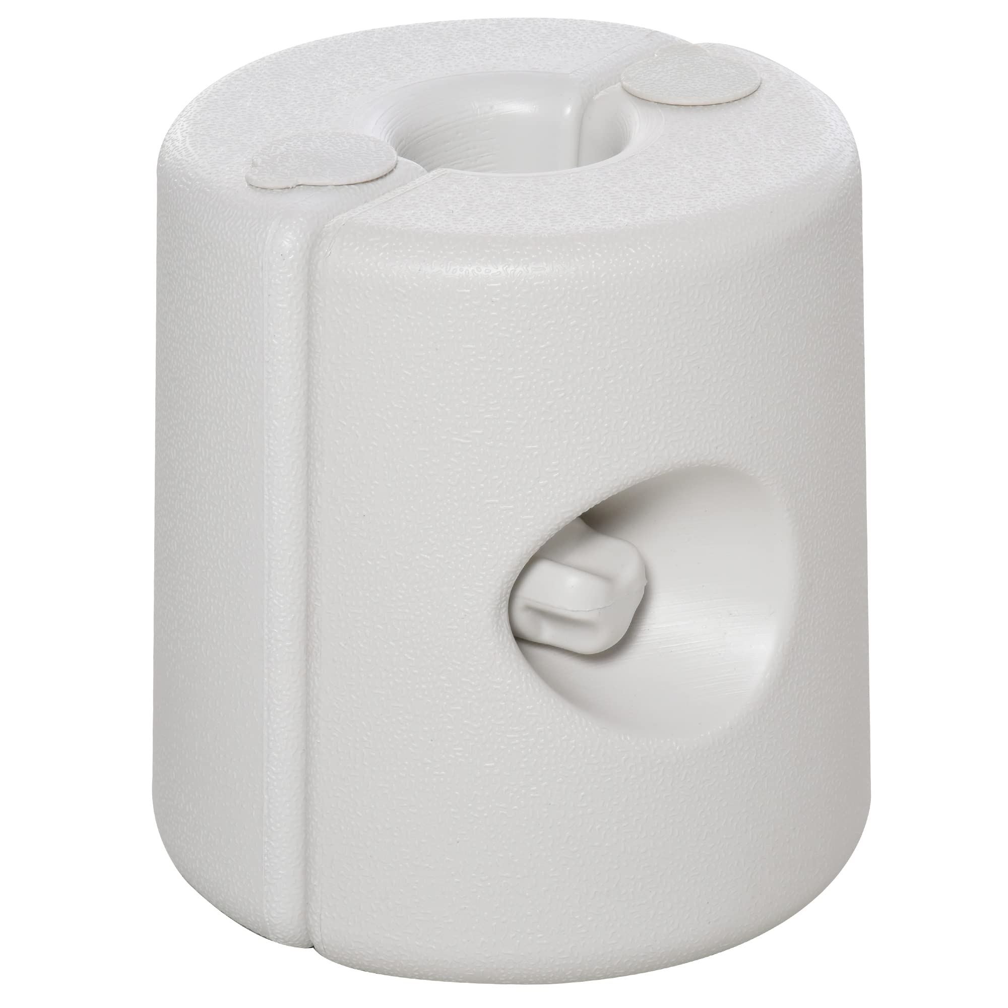 Outsunny 4 x Gewichte Pavillon Standfuß Standsicherung Partyzelt Befüllung mit Wasser/Sand PE ∅24xH25cm